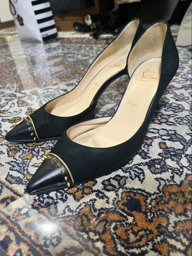 Christian Louboutin ブラックハイヒール サイズ36.5