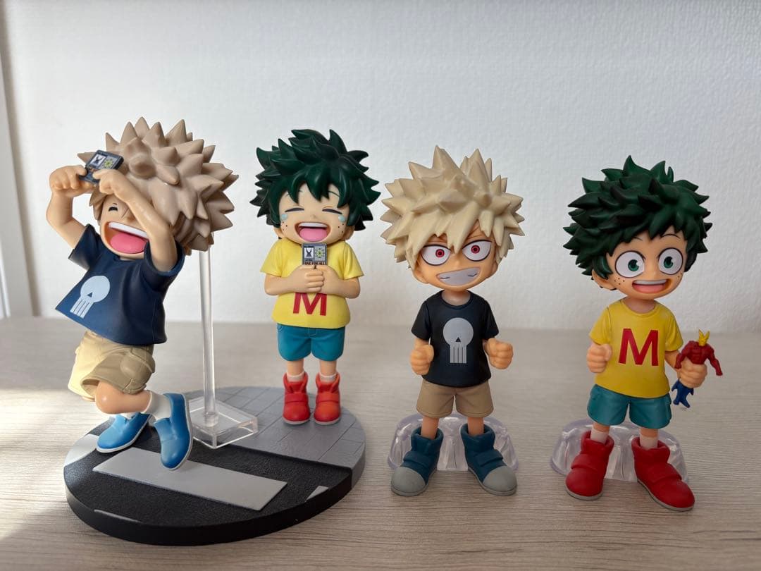 僕のヒーロアカデミア 一番くじ 緑谷出久 爆豪勝己 幼少期 フィギュア