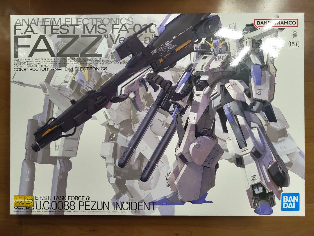 バンダイ MG 1/100 機動戦士ガンダムセンチネル FAZZ Ver.Ka Amazon | MG 機動戦士ガンダムセンチネル FAZZ Ver.Ka 1/100スケール