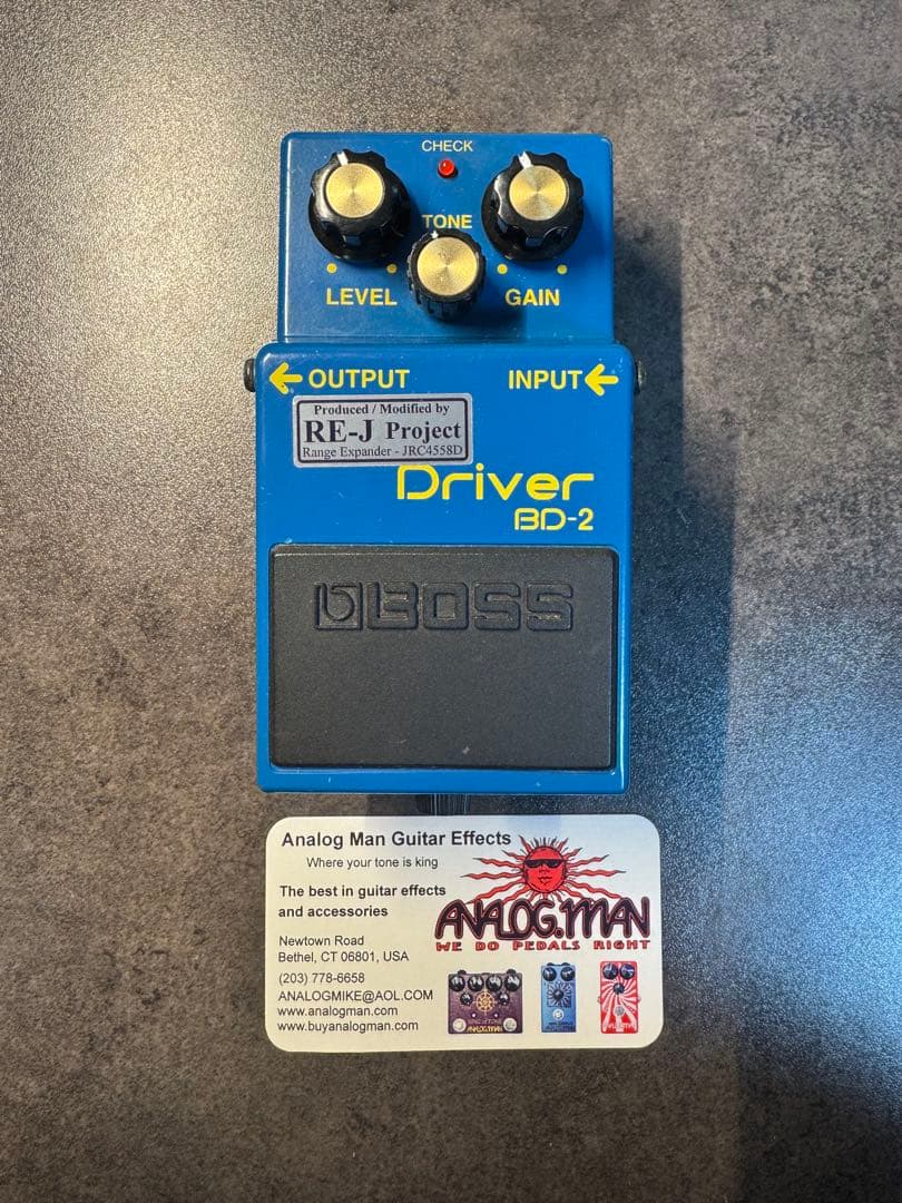 ギター Analog.man RE-J BD-2 Blues D super