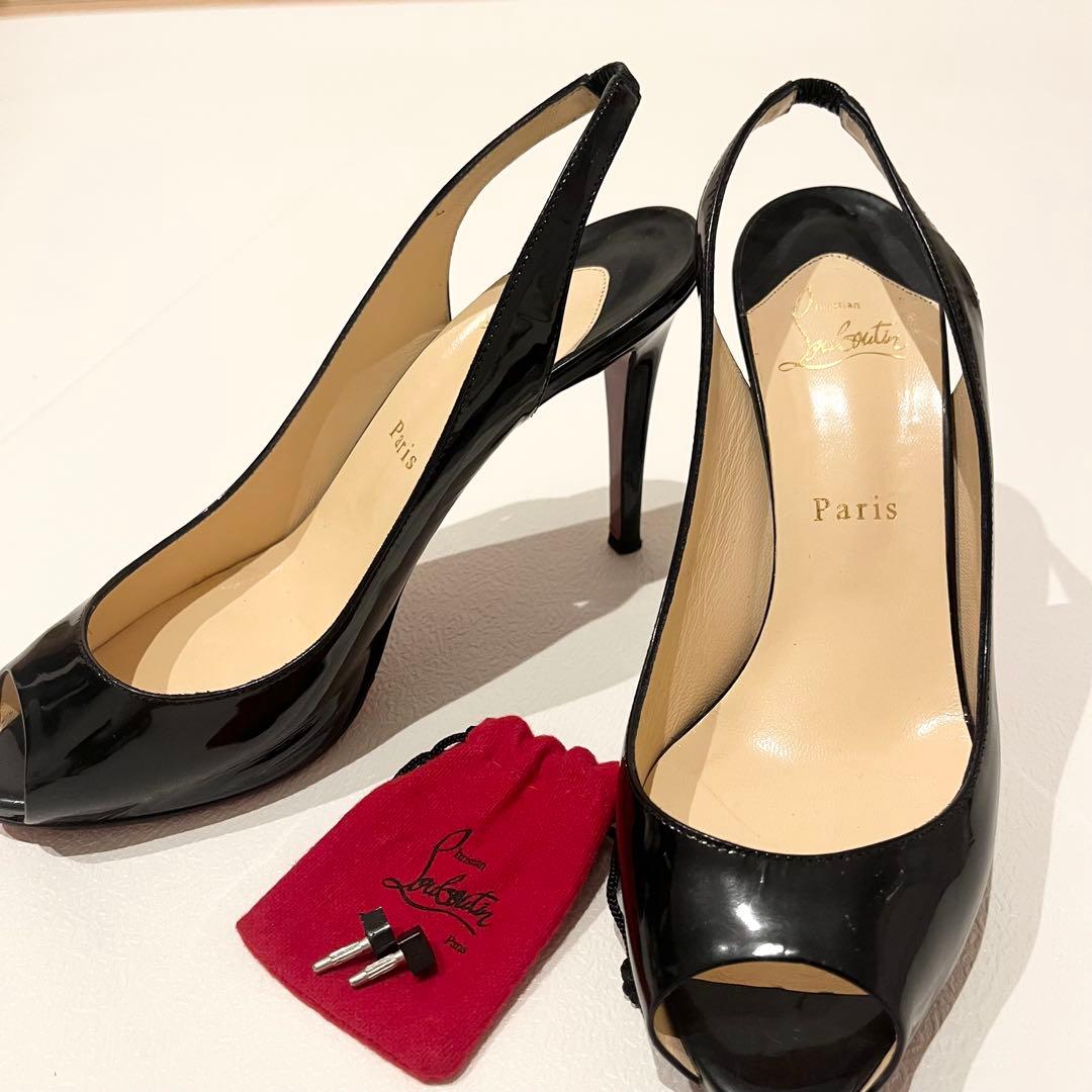 Christian Louboutin ルブタン パンプス オープン 38.5