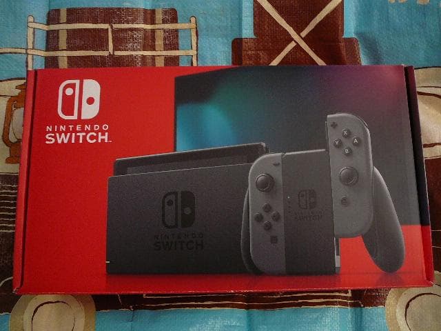 Nintendo Switch ブラック 本体 中古品　SDカード512GB付き Nintendo Switch V2 Gray Edition, Mario Kart 8 Deluxe, Japan Import