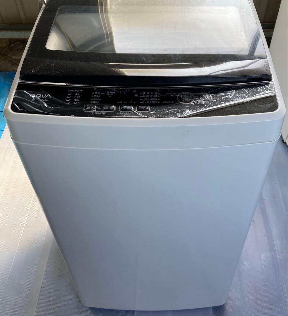 【美品】2019 AQUA 5キロ洗濯機　AQW-G50GJ