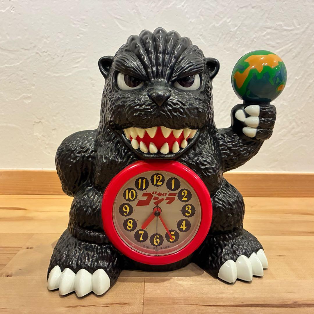 希少‼️ゴジラ 目覚まし時計 当時物