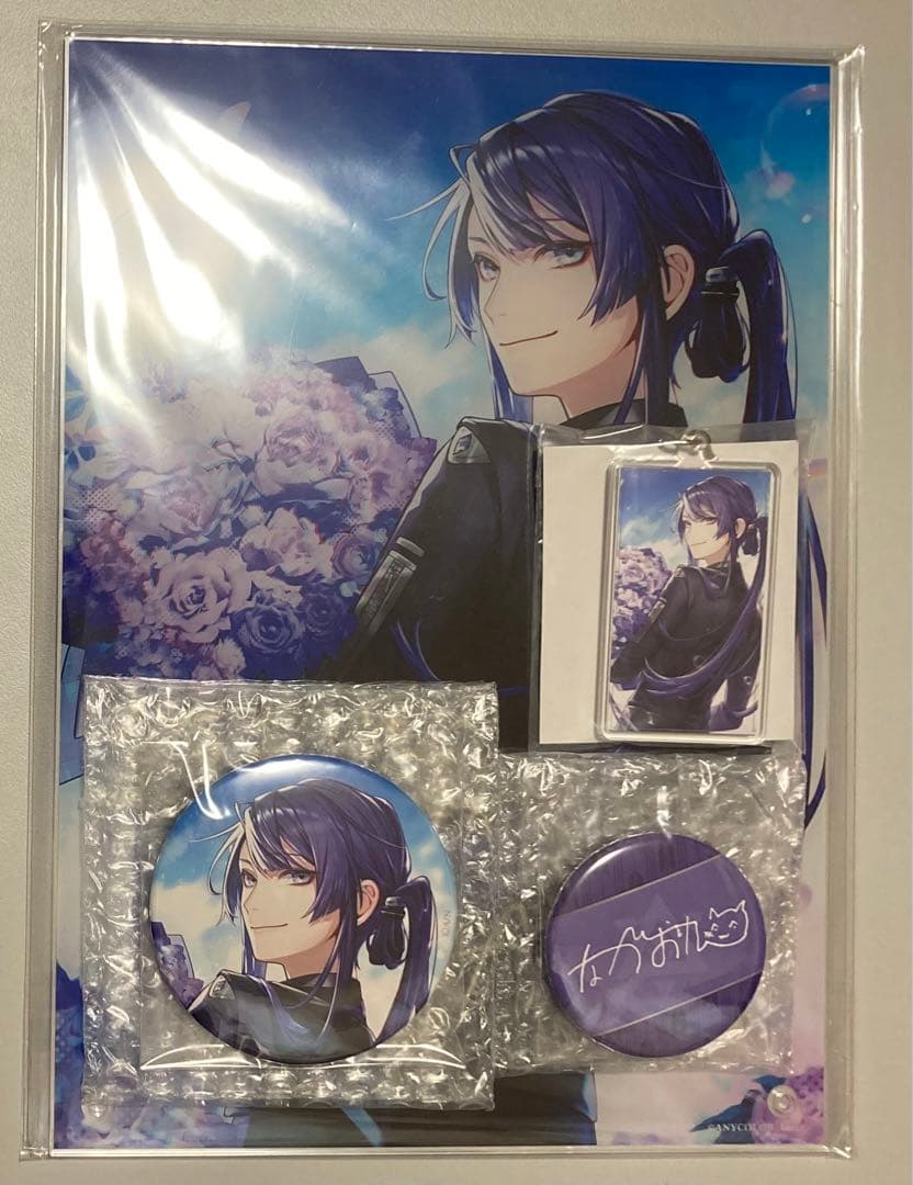 長尾景　誕生日　2021 アクリルパネル　缶バッジ　キーホルダー