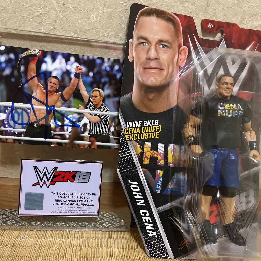wwe 2K18ジョンシナフィギュア直筆サイン入り限定プレート ジョンシナ フィギュア WWE 2K18 プレート付属 - メルカリ