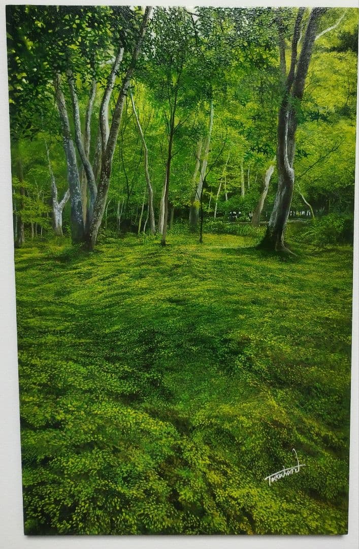 油絵 原画 油絵 原画 オリジナル 「睡蓮6」送料無料 絵画 Masako's Gallery 通販