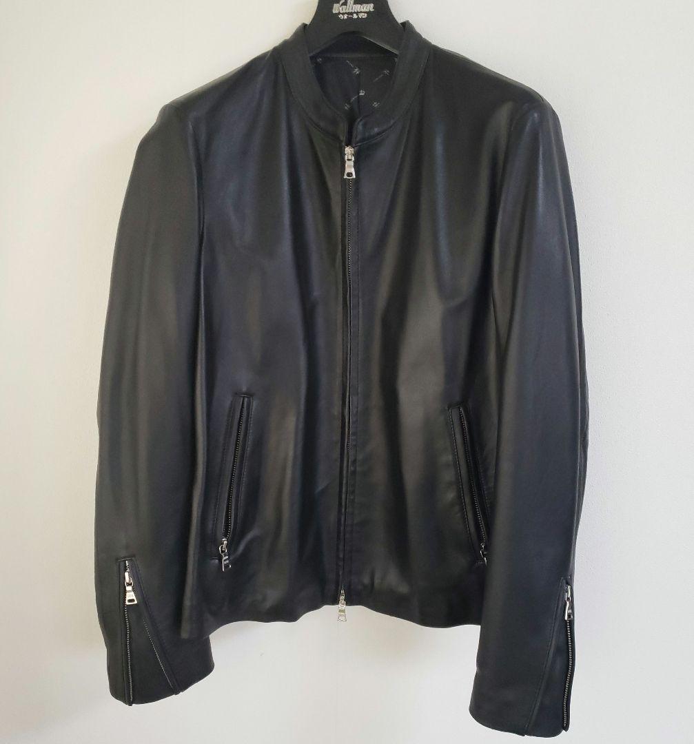 タケオキクチ ラムレザーシングルライダースジャケット 本革】ラムレザーシングルライダース（ライダースジャケット） | tk