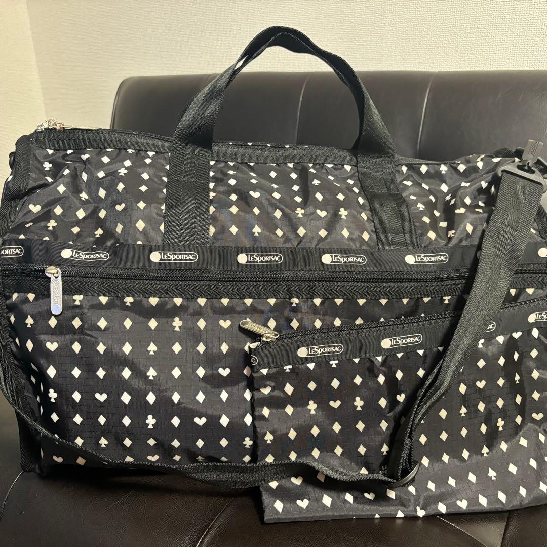 【極美品】LeSportsac DELUXE LG WEEKENDERボストン