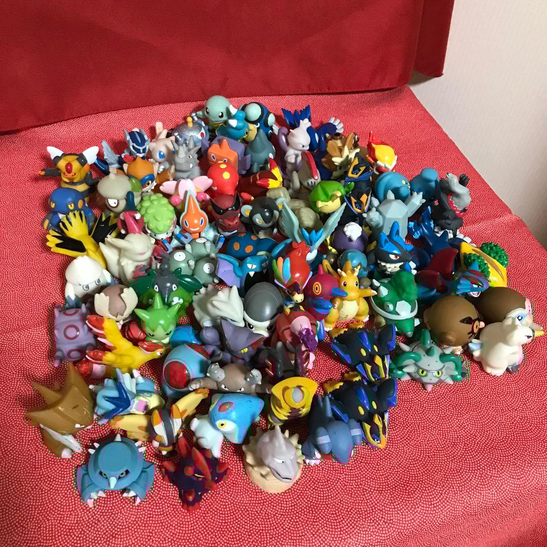 ポケモン　ゆび人形　78個　まとめ売り ポケモン指人形 フィギュア ソフビ ゆび人形 ポケモン まとめ売り
