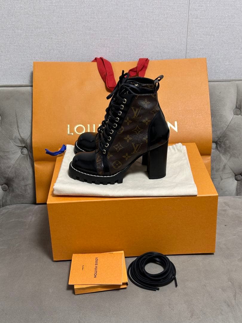 ルイヴィトン ブーツ スタートレイル 36ハーフ