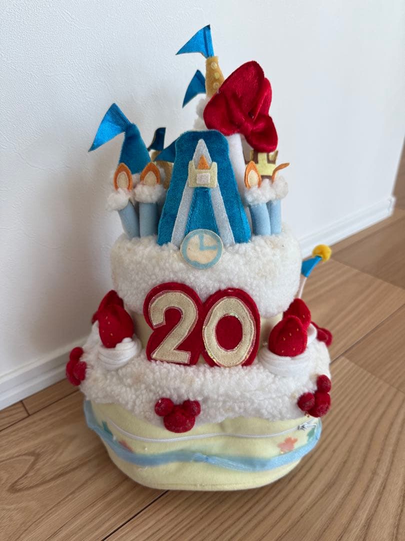 東京ディズニーランド 20周年 ケーキ型キャラクターグッズ