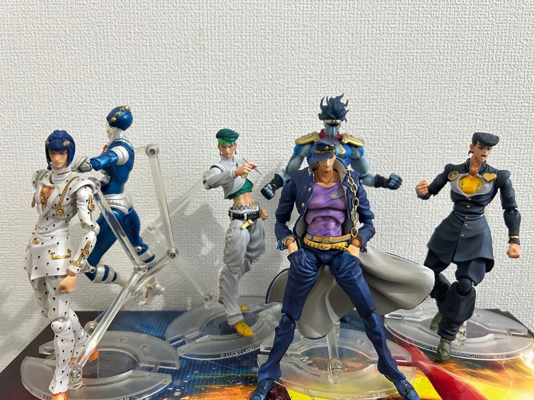 ジョジョの奇妙な冒険 超像可動　ジャンクセット　ヘッド厳選