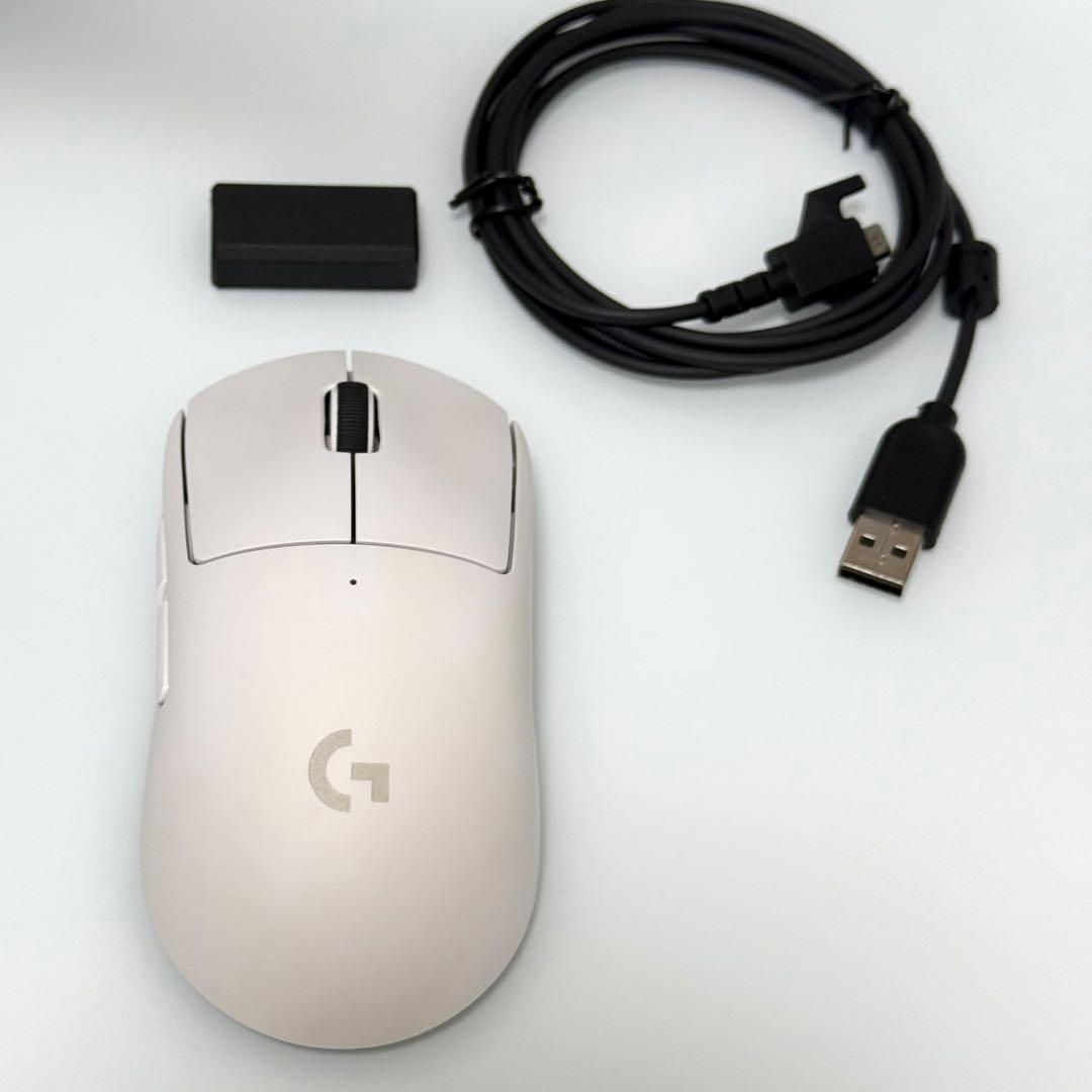 【美品】Logicool G PRO X SUPERLIGHT ホワイト