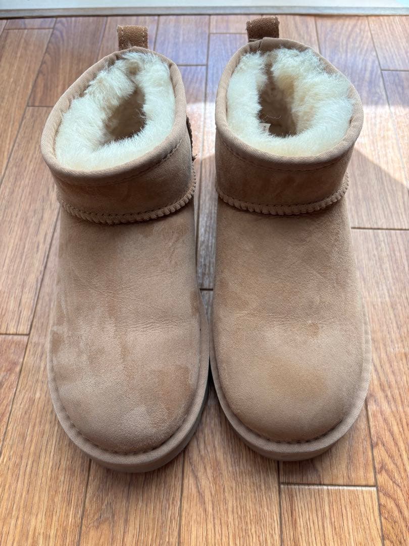 UGG クラシックウルトラミニ 25㎝ チェスナット アグ ムートンブーツ