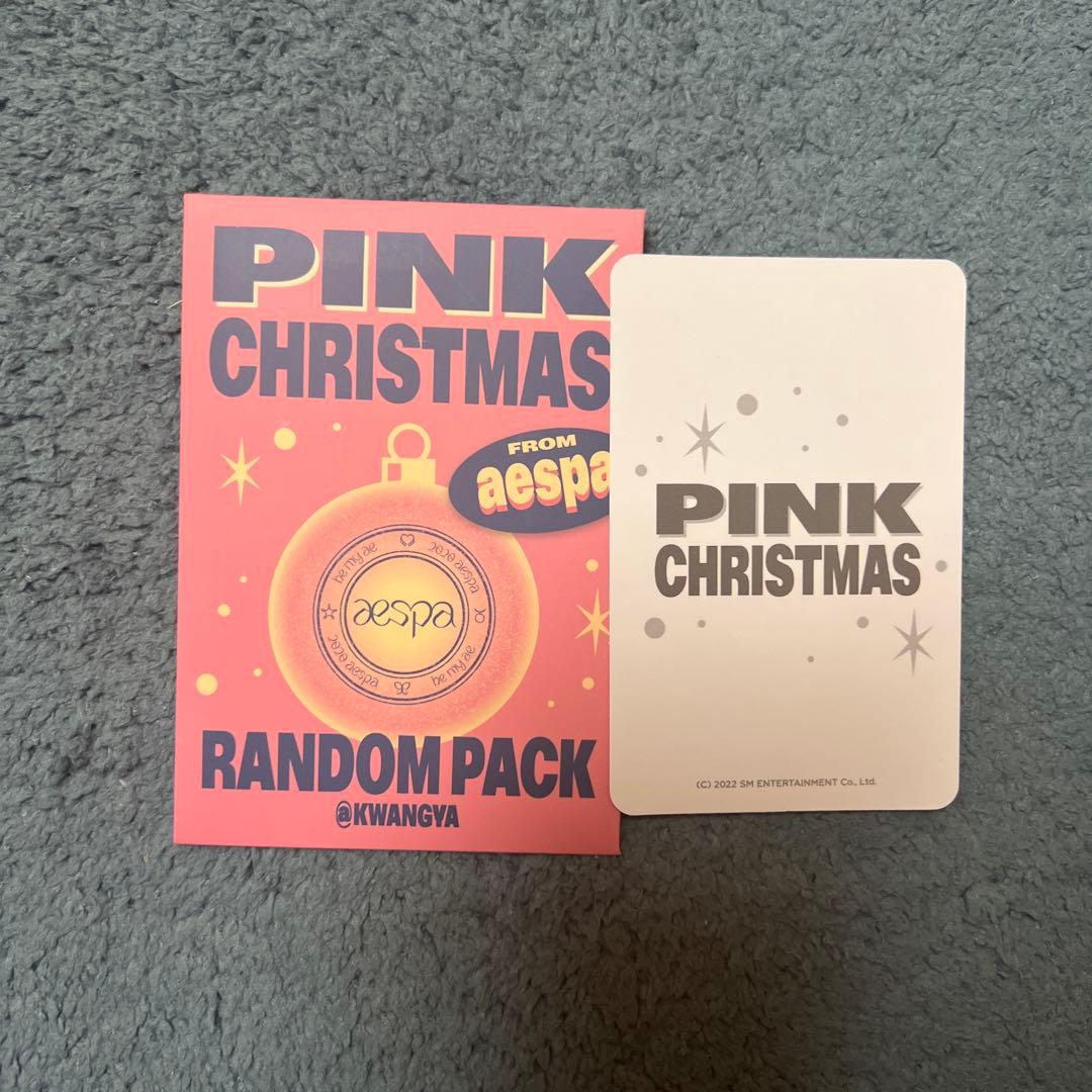 aespa エスパ トレカ pink クリスマス winter ウィンター - メルカリ