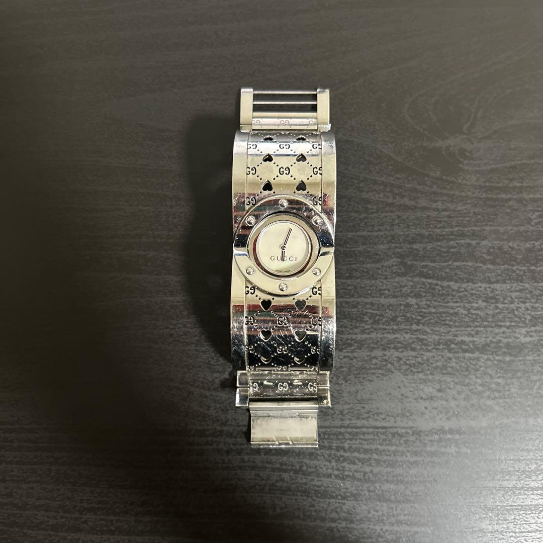 ジャンク品　GUCCI 時計　ブレスレット GUCCI グッチ SV925 シェル ウォッチ 腕時計 シルバー925 ヴィンテージ
