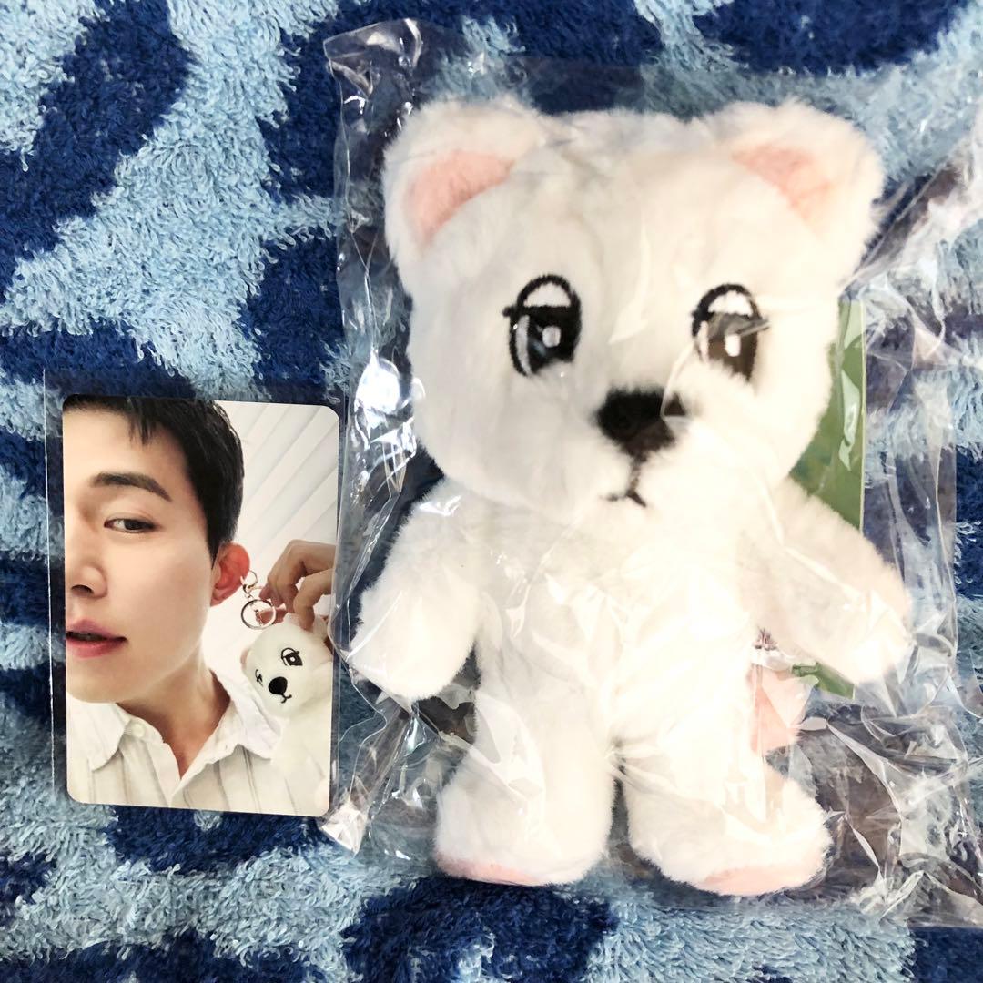 ウクドン ぬいぐるみ キーリング ポップアップ 特典トレカ付き イ