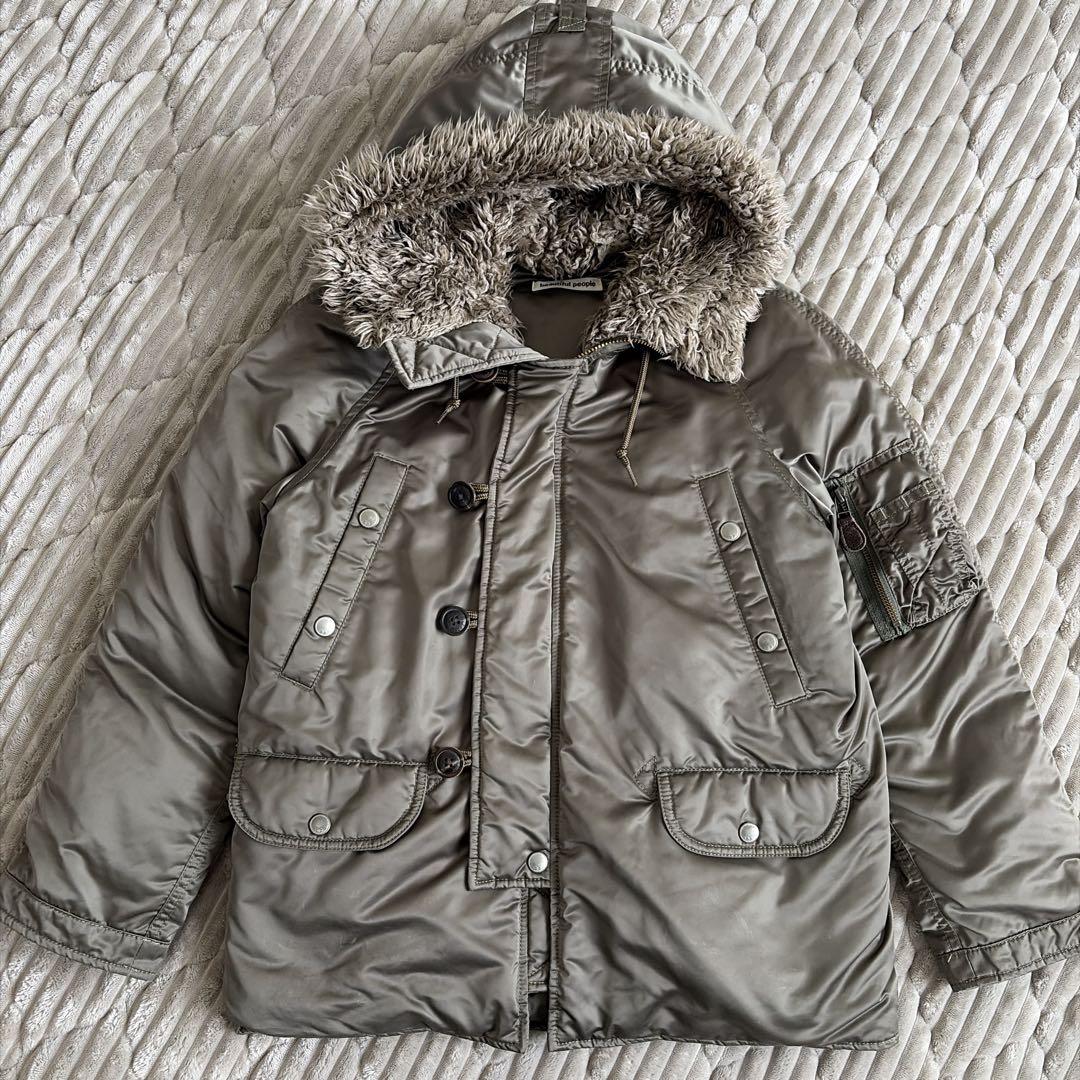 美品 裏ボア beautiful people N-3B フライトジャケット