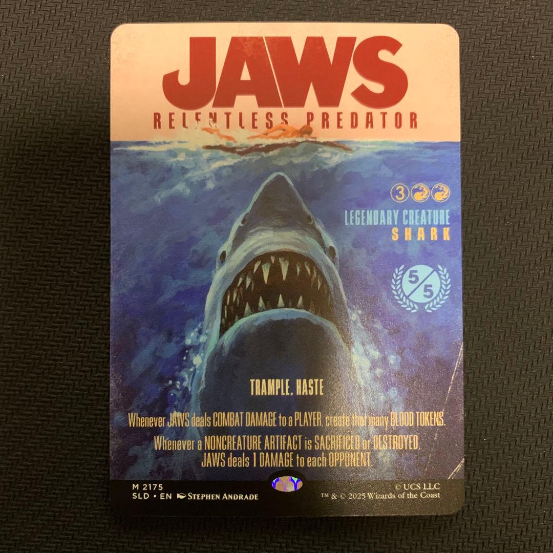 マジック：ザ・ギャザリング Jaws,Relentless Predator Jaws, Relentless Predator | Proxy Card - Etsy