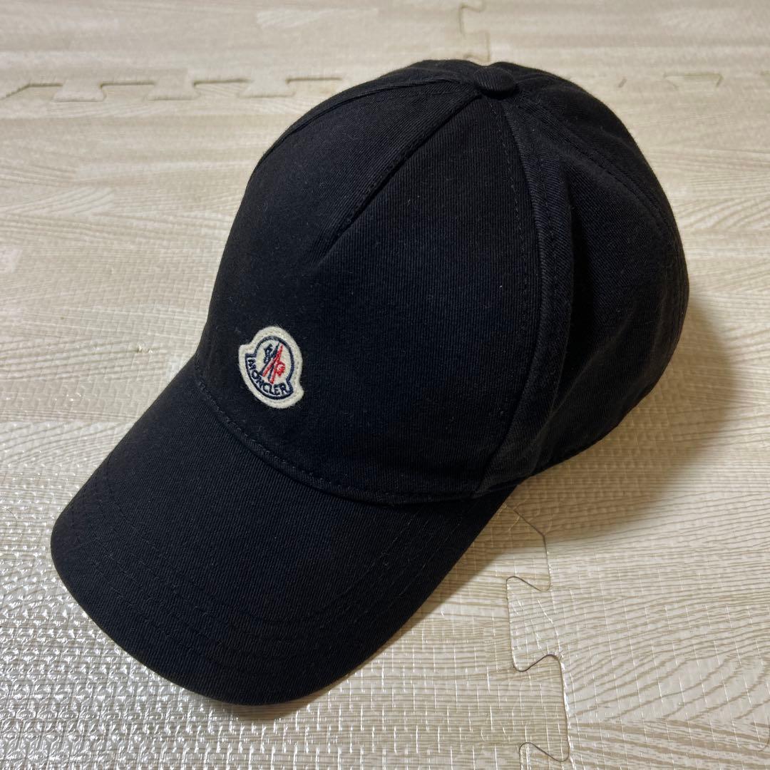 （nananananan ）MONCLER キャップ　ブラック