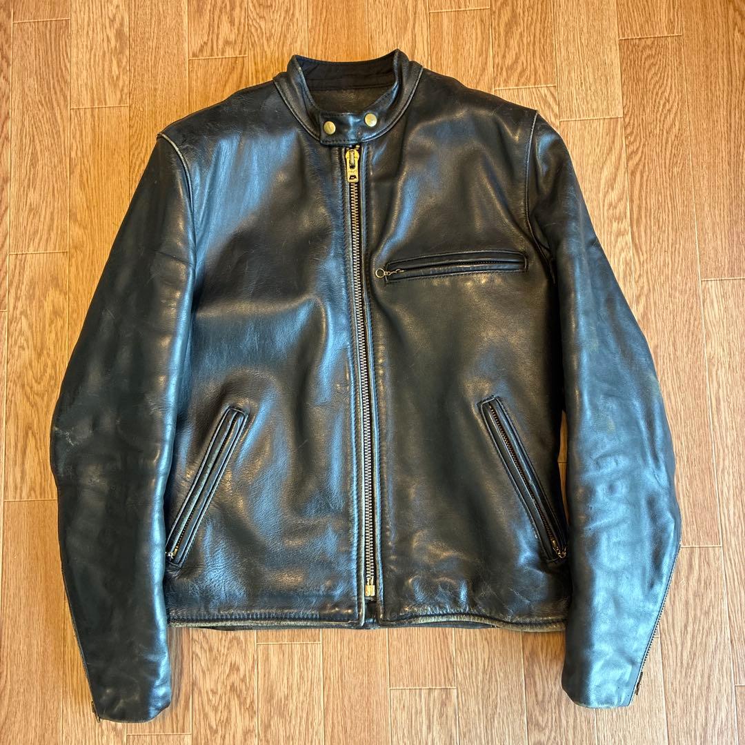 vanson leathers 40 ライダース　レザージャケット　革ジャン VANSON（バンソン） レザージャケット シングルライダース 革ジャン
