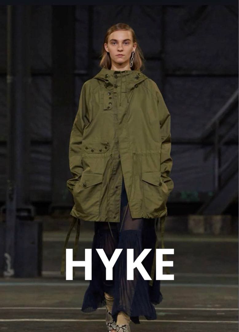 ジャケット・アウター HYKE N/C MILITARY JACKET