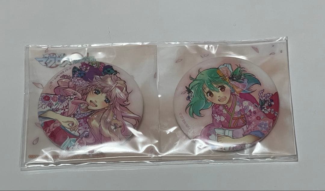 マクロスF　恋離丸井　サヨナラノマルイ　缶バッジ　シェリル　ランカ マクロスFアソート缶バッジ シェリル&ランカの通販 by mako0079's shop