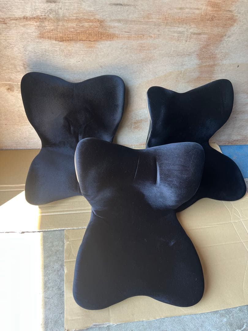 MTG エムティージー 姿勢矯正 骨盤サポートチェア 座椅子 3個セット 黒