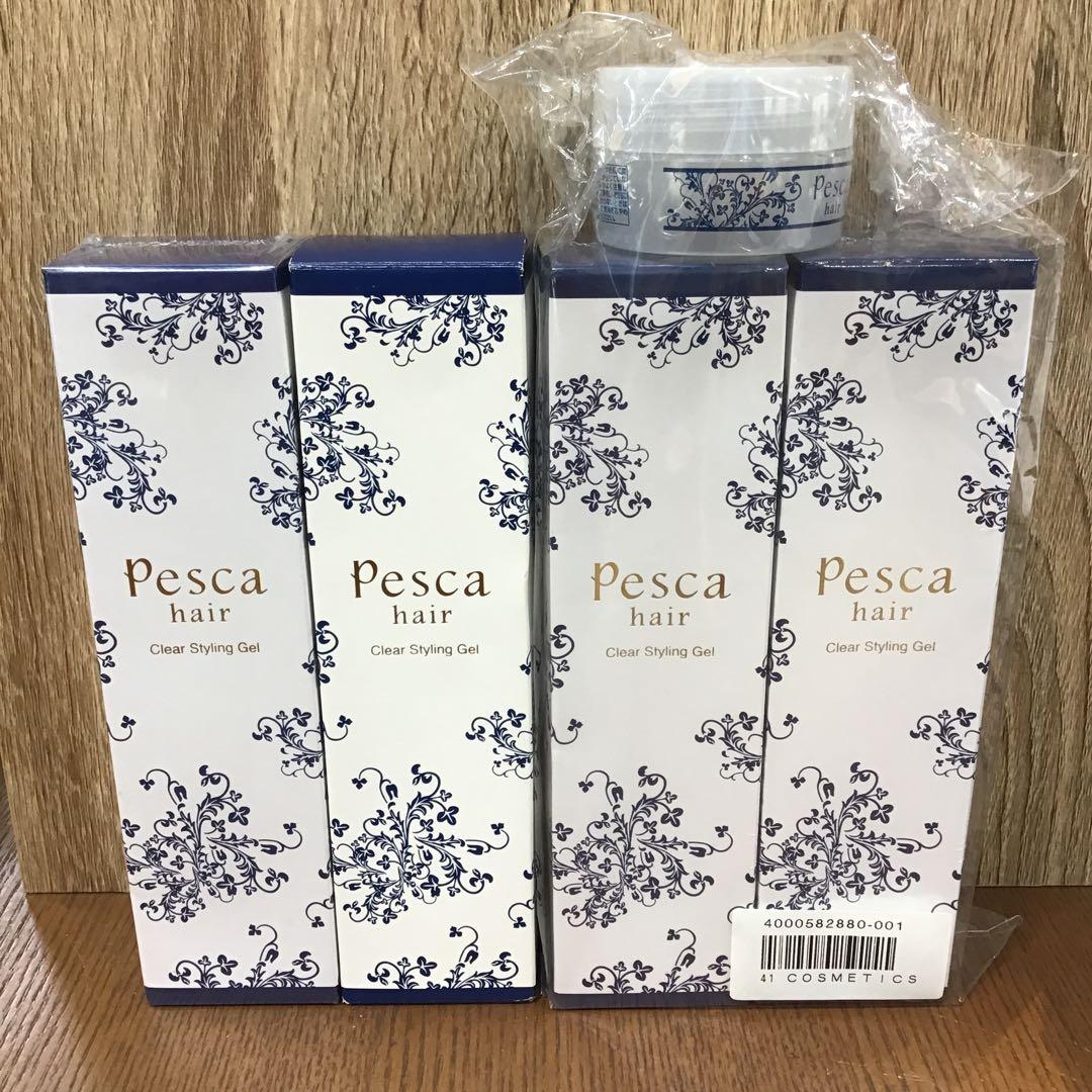ペスカ　クリア　スタイリングジェル100g×4本＋20gセット