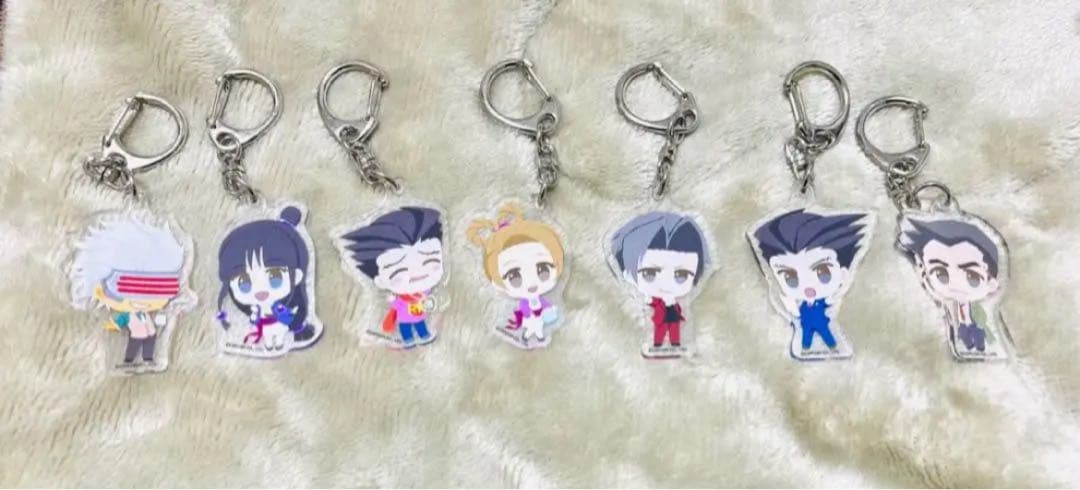 逆転裁判 ふわぽにシリーズ トレーディングアクリルキーホルダー Vol.1 大逆転裁判 ふわぽにシリーズ トレーディングアクリルキーホルダーvol.1