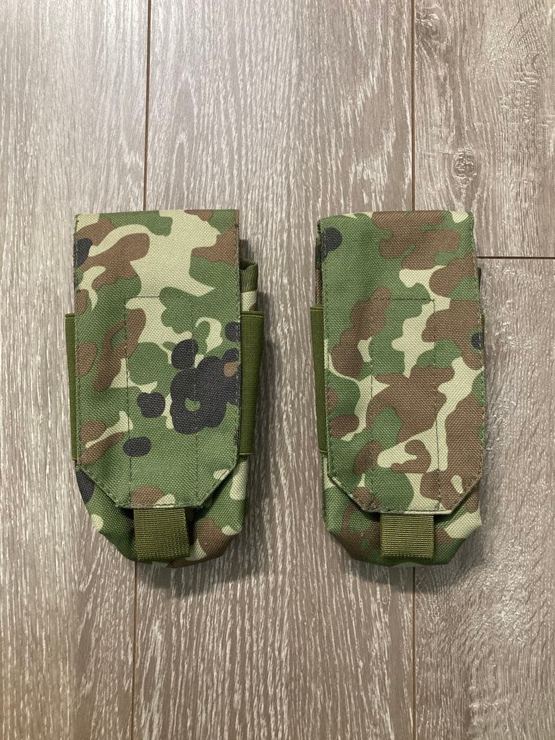 タグ付き　陸自迷彩２型トップ製イラク弾納　マルチカム マガジンポーチ 2個セット タグ付き 陸自迷彩2型トップ製イラク弾納 マルチカム マガジンポーチ