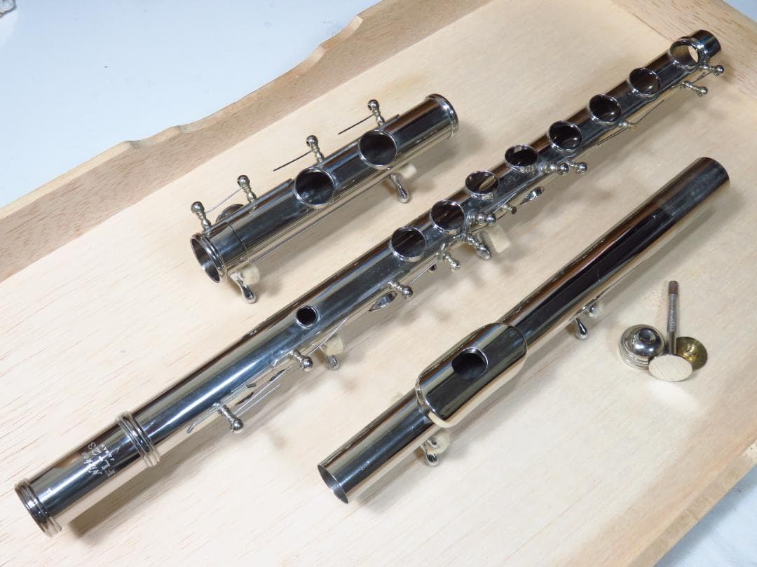 全タンポ＆ヘッド・コルク交換済　フルート　Nikkan　ヴィンテージ