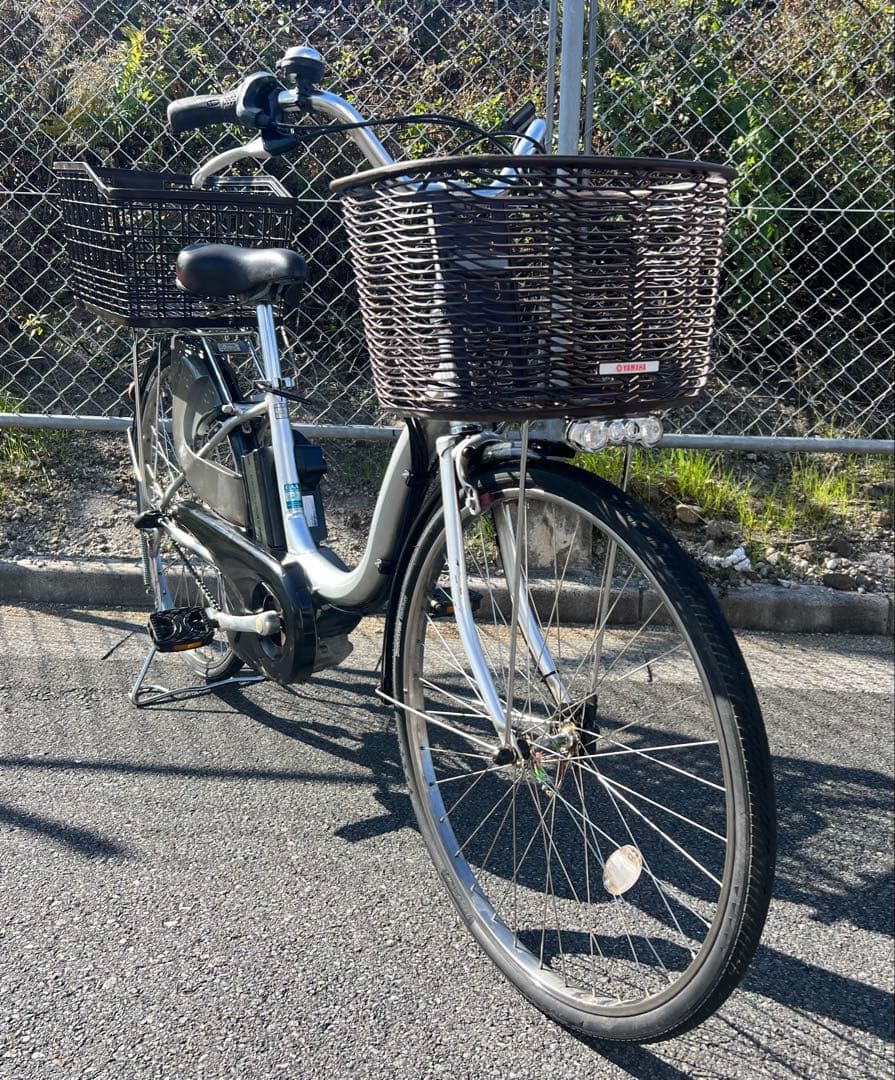 ヤマハPASナチュラ電動アシスト自転車26インチ程度良好関東圏配送可能 中古電動自転車 ヤマハ PAS ナチュラ XL レッド 26インチ YD069 – e
