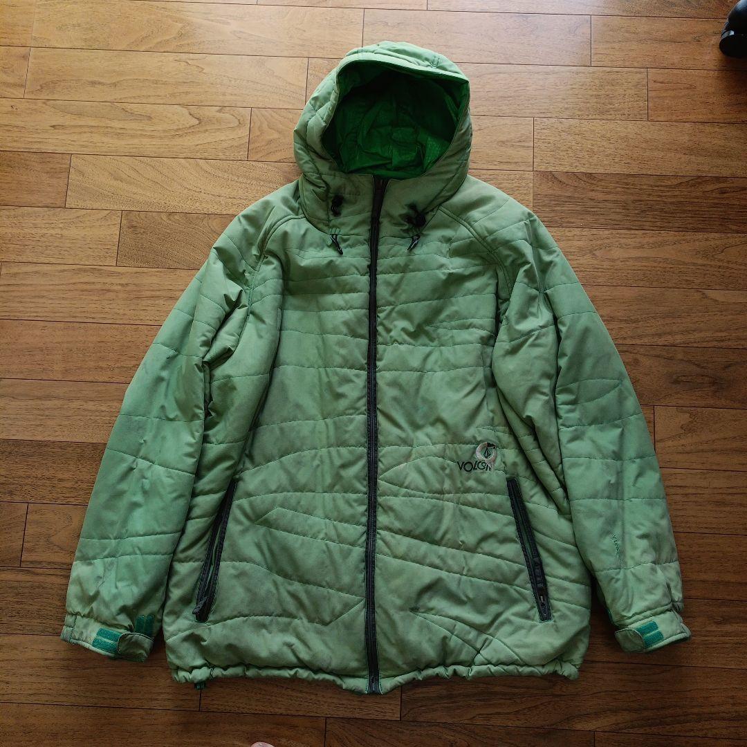 VOLCOM スノーボードウェア 2xl xxl グリーン 希少サイズ VOLCOM（ボルコム） 日本正規品 スノーボード ウェア ジャケット