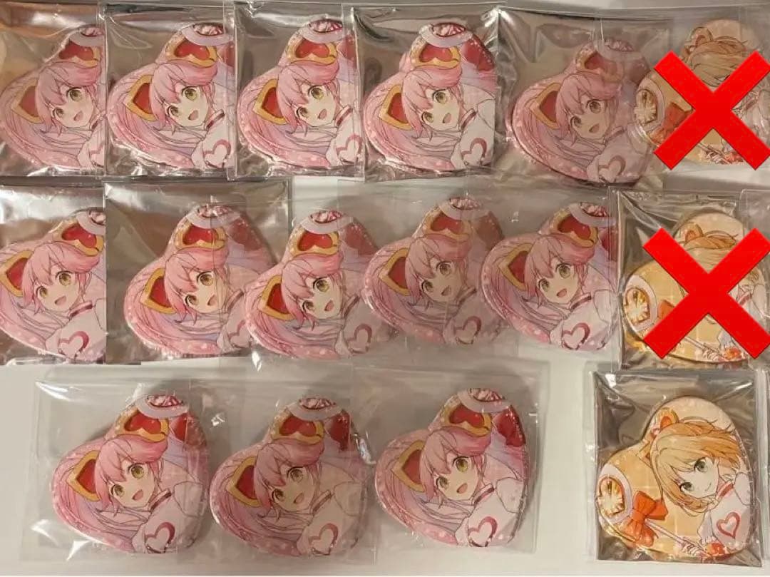 コンパス ハート缶 リリカ ルルカ ハート形缶バッジ第3弾 6種ランダム | 商品一覧,バッジ・ピンズ