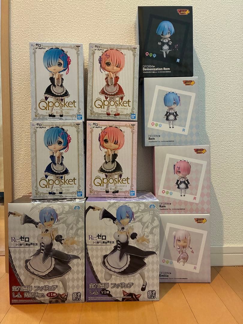 Re:ゼロ Q posket フィギュア10個セット