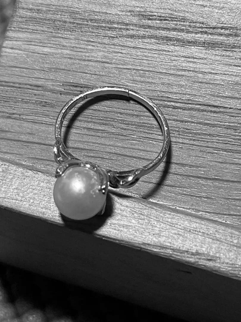 専用/訳あり・破損k18・本真珠リング