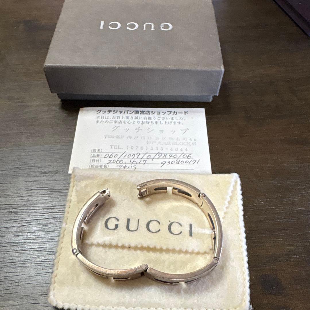 GUCCI ステンレススチール ブレスレット 7