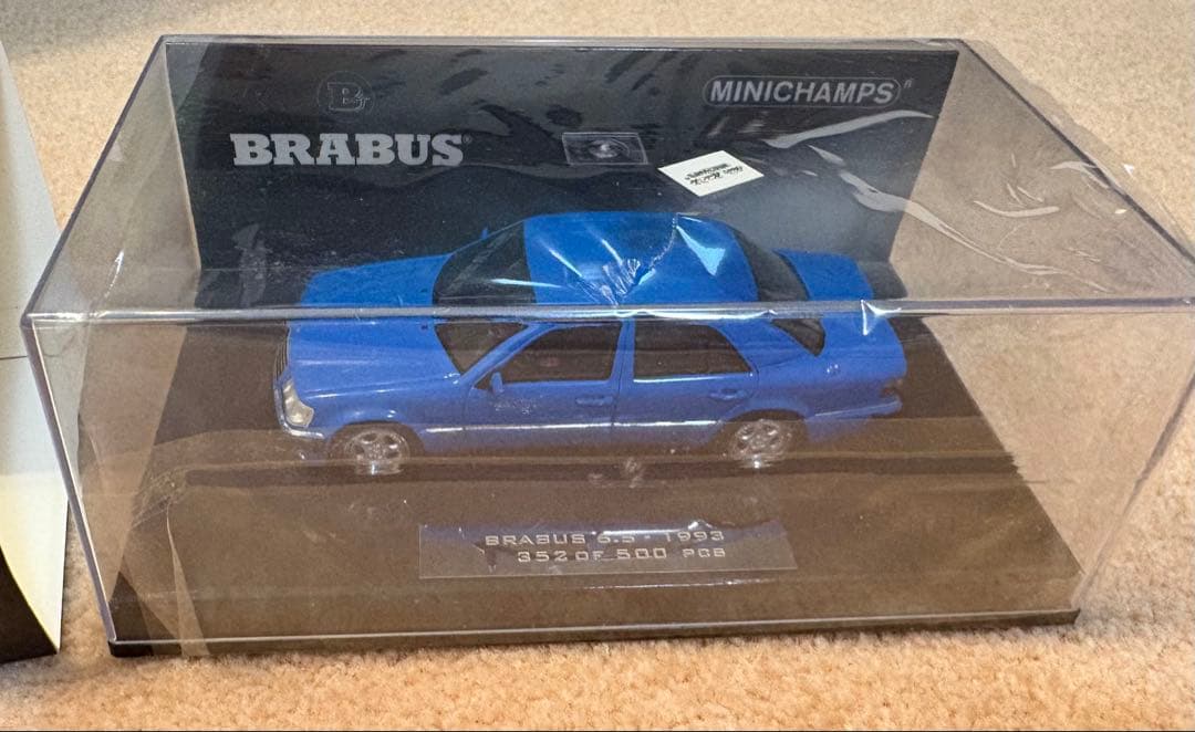 MINICHAMPS　BRABUS限定モデル 1993 ブルー 1/43 Almost Real 2020 Brabus G-Class Mercedes-Benz AMG G63 AMG