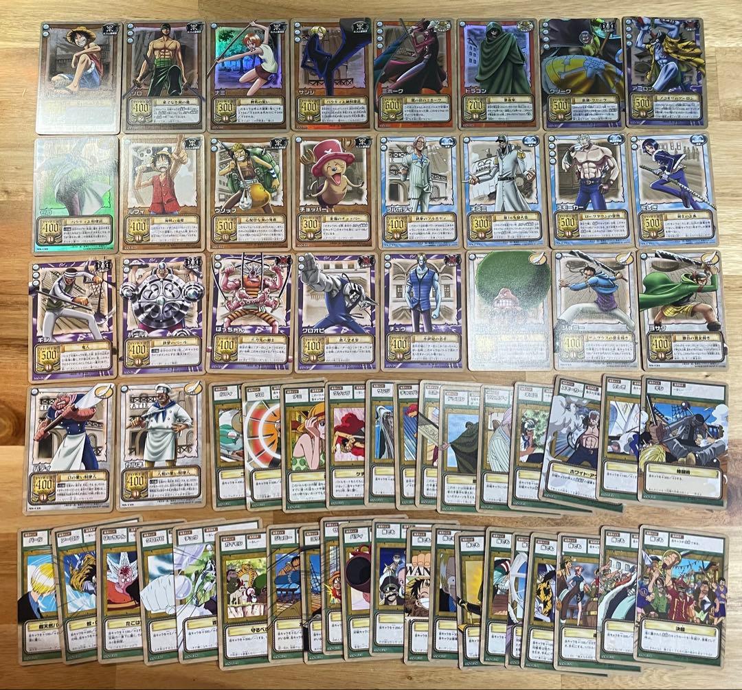 ワンピースカードダス　ＭＳ　海上の強豪達 57枚　セミコンプ　旧ワンピースカード