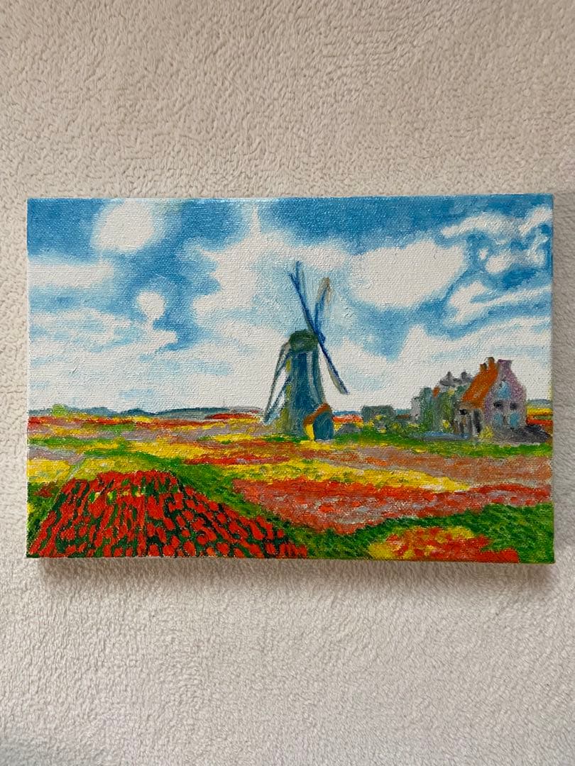 モネ　肉筆手描きの油絵模写画