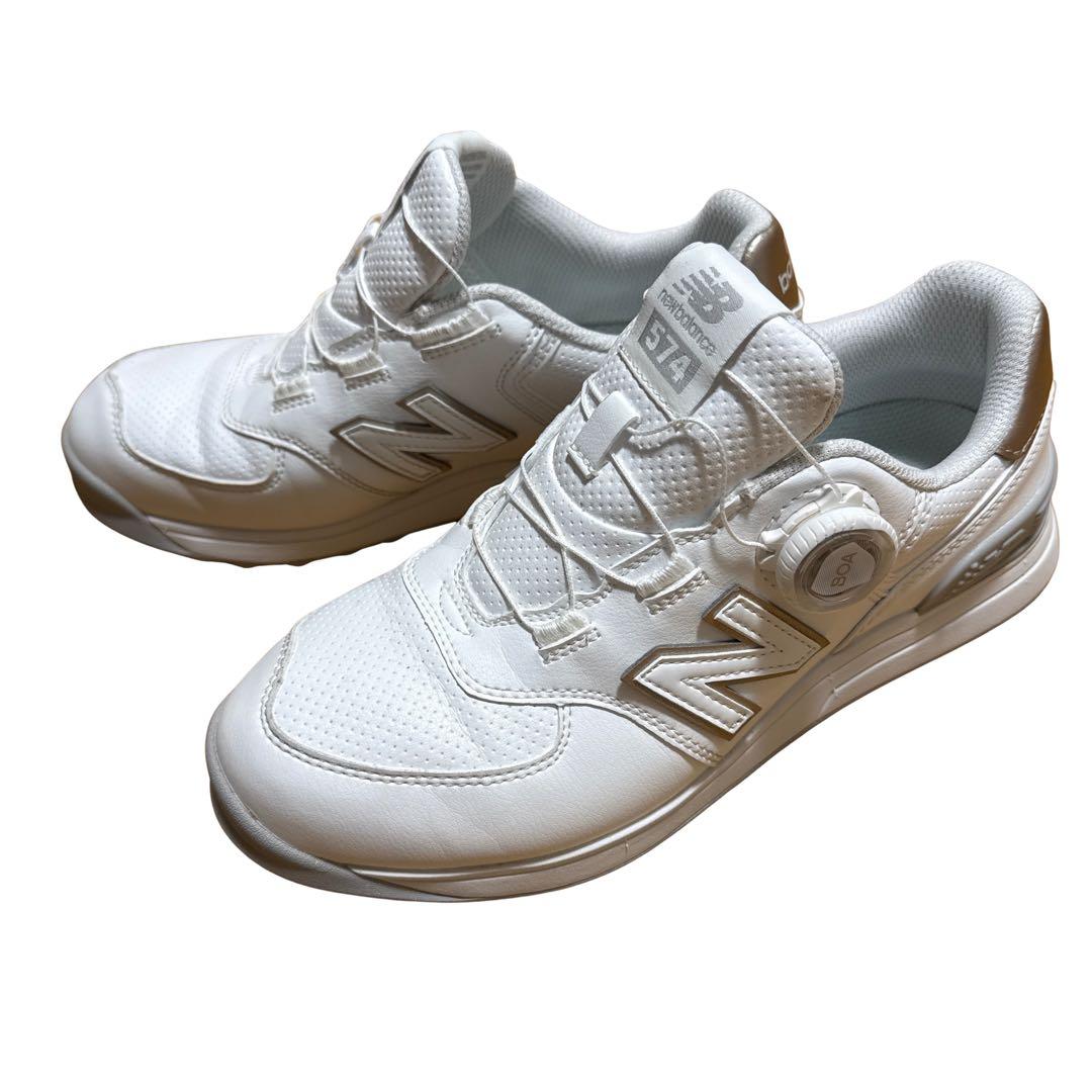 【最終セール】574 ニューバランス ゴルフシューズ ニューバランス ゴルフシューズ 574 v3 SL UGS574 M3 スパイクレス