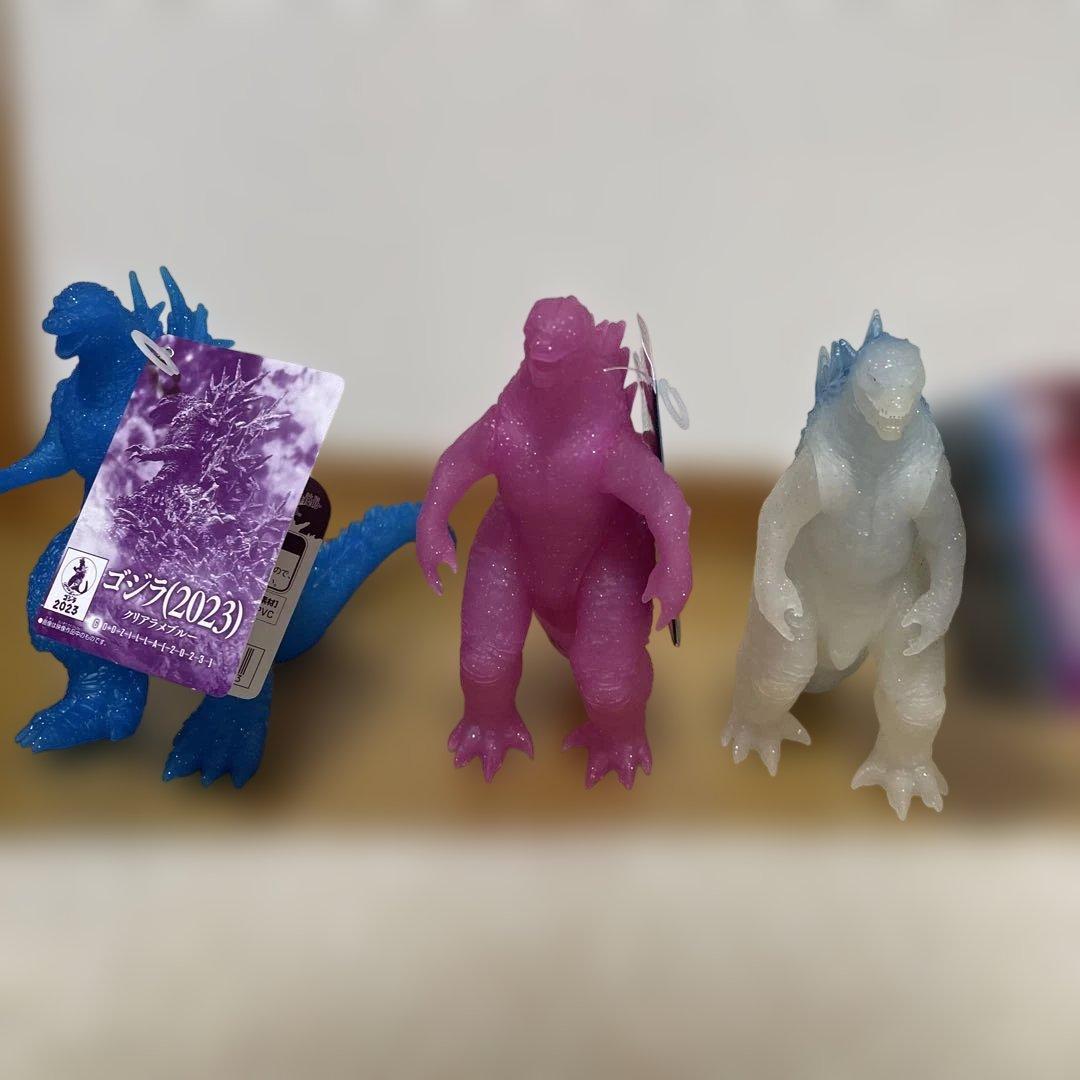 ゴジラ ムージーモンスターシリーズ フィギュア 3体セット
