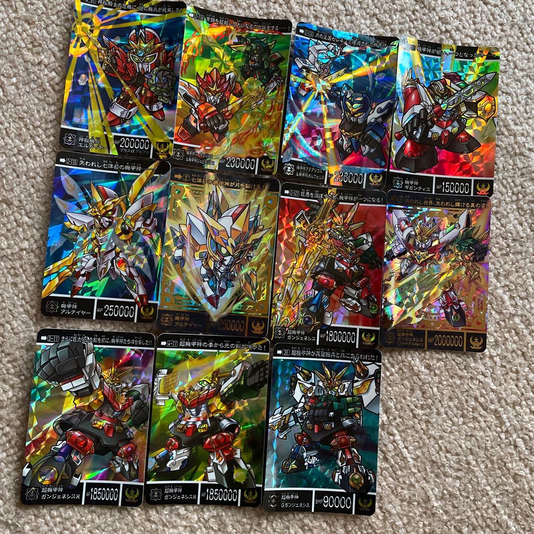 新約SDガンダム外伝 機甲神セット 神秘機兵エルガイヤー等11枚 匿名配送 SDガンダム外伝』機甲神エルガイヤーが最新技術の造形・ギミックを携え