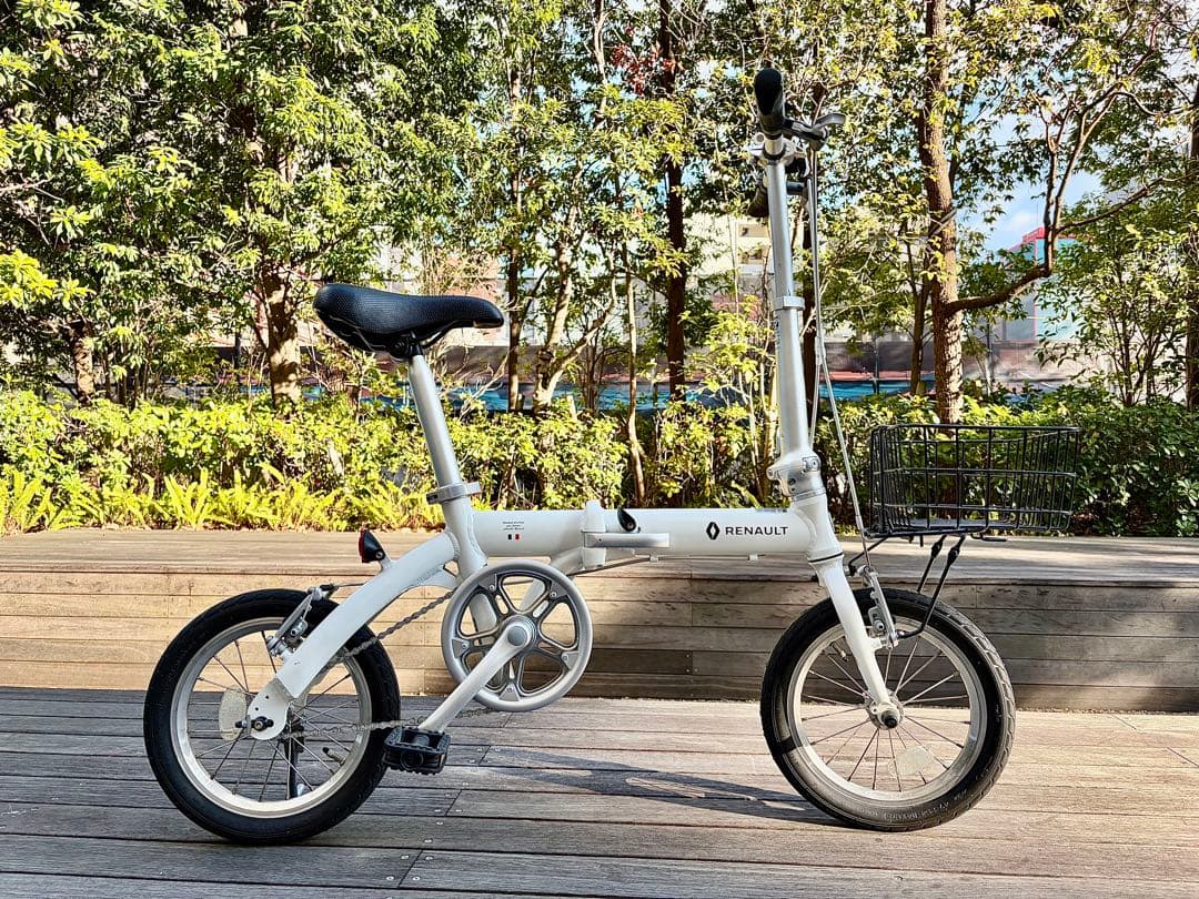 RENAULT LIGHT 8 14インチ 8.3kg ホワイト折りたたみ自転車