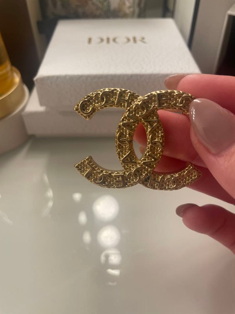 アクセサリー CHANEL CHANEL - M10182 シャネル ココマーク ラインストーン 香水瓶 ボトル