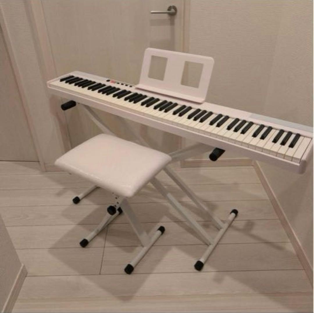 Longeye ホワイト 88鍵デジタルピアノ