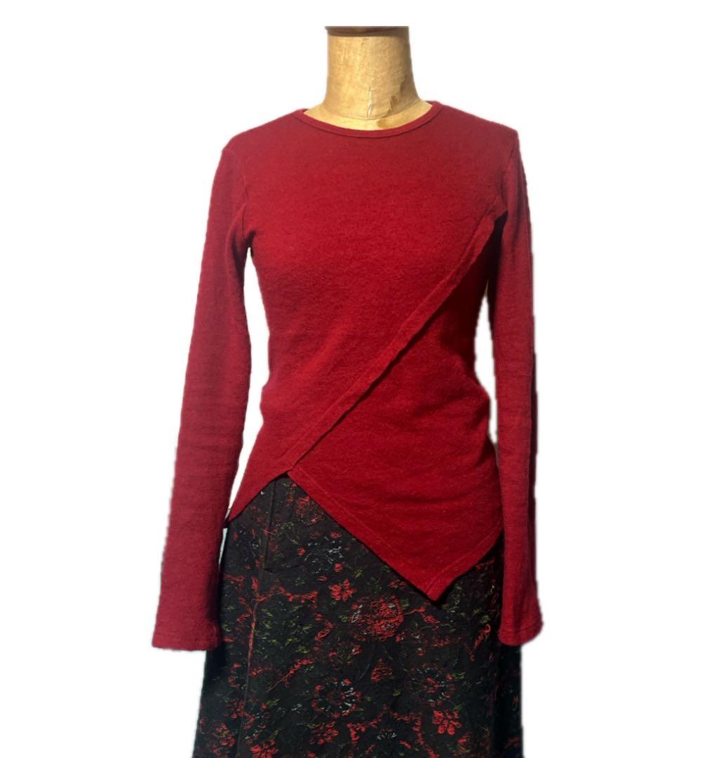 ぶ*ー様 Yohji Yamamoto femme maroon color k