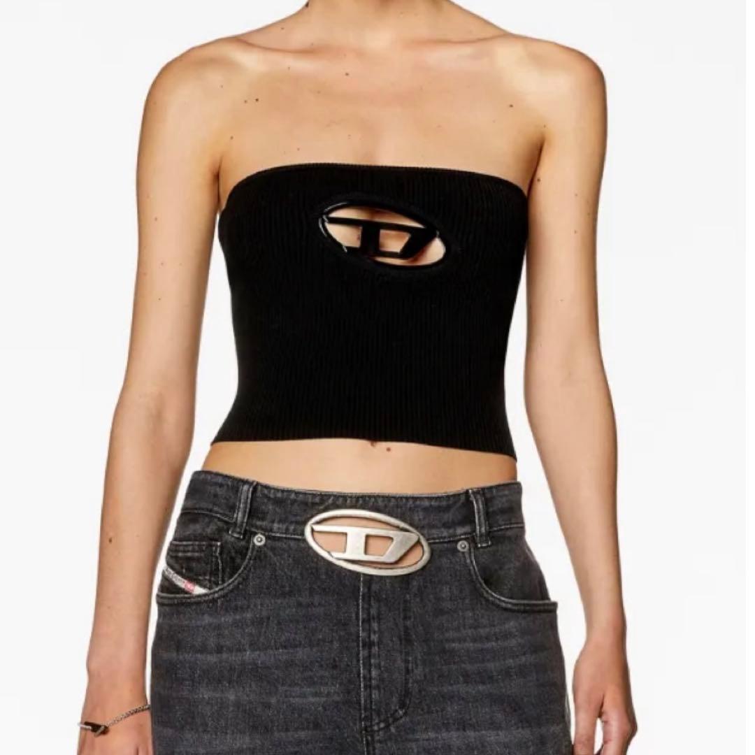 ディーゼル　バンドゥ　Dマーク　トップス